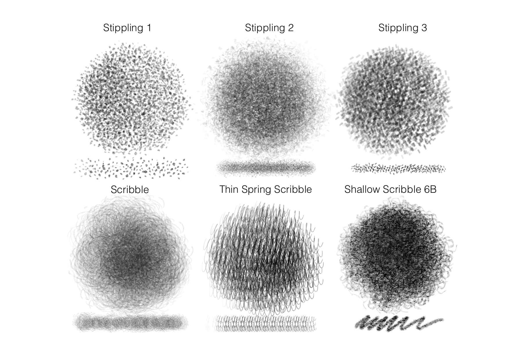 一套复古唯美的纹理Procreate笔刷素材包
