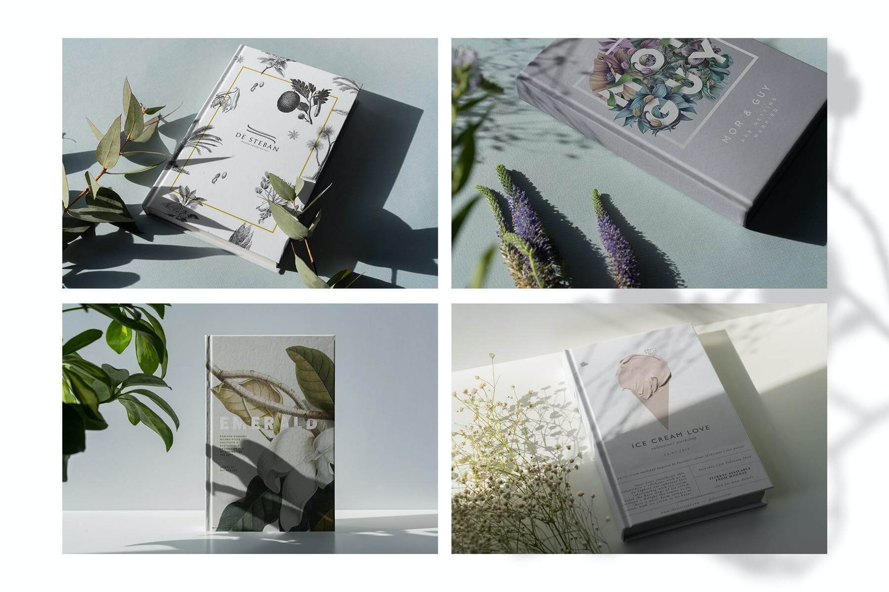 精装书与书影样机PSD素材合集