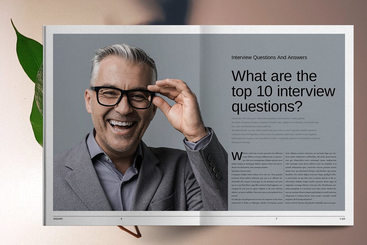 报纸杂志画册风格VI设计素材模板