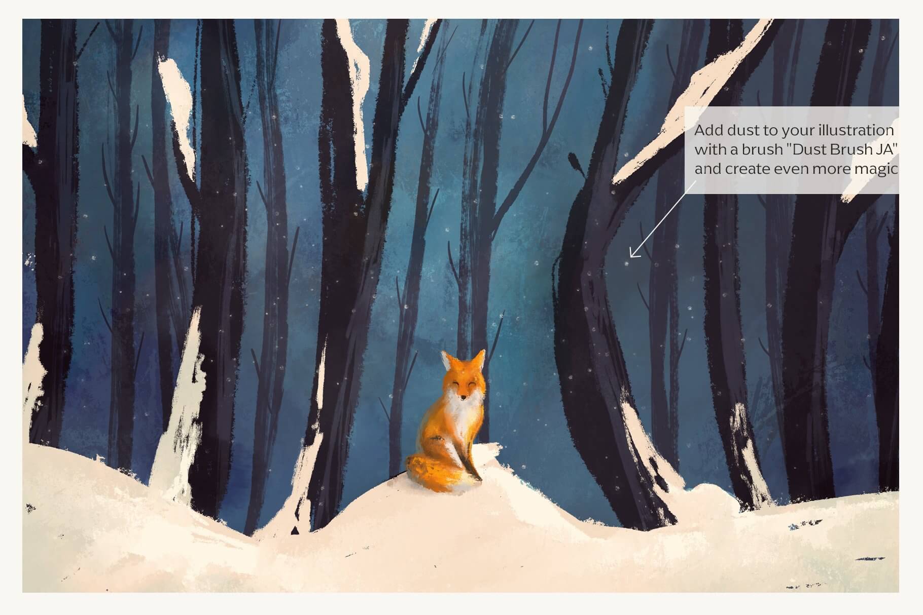 高品质干介质Procreate笔刷素材