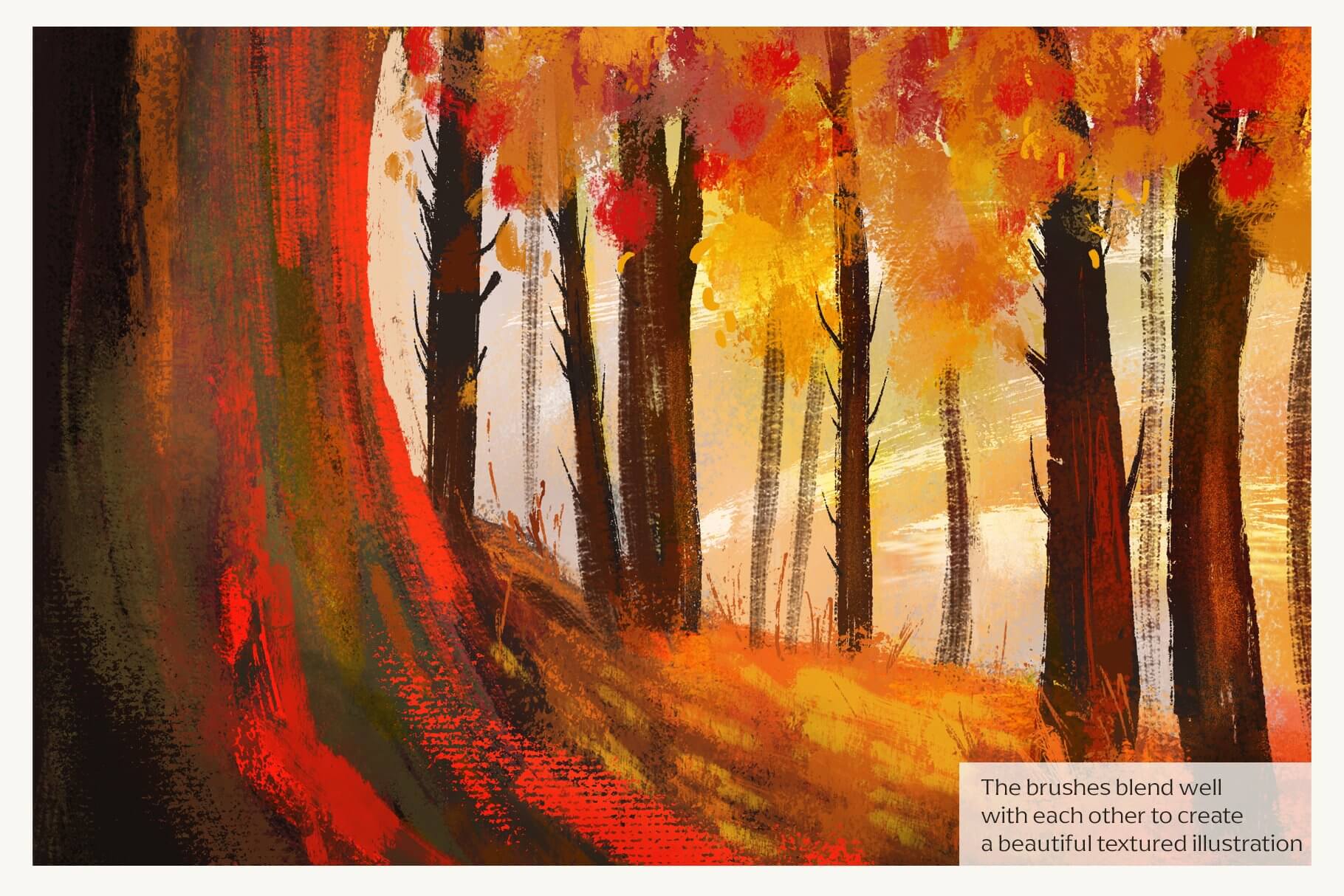 高品质干介质Procreate笔刷素材