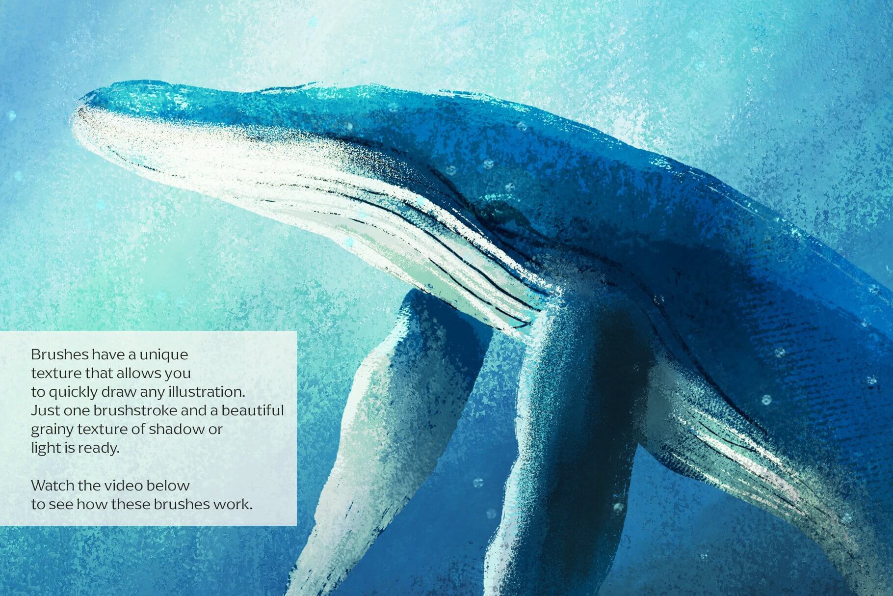 高品质干介质Procreate笔刷素材