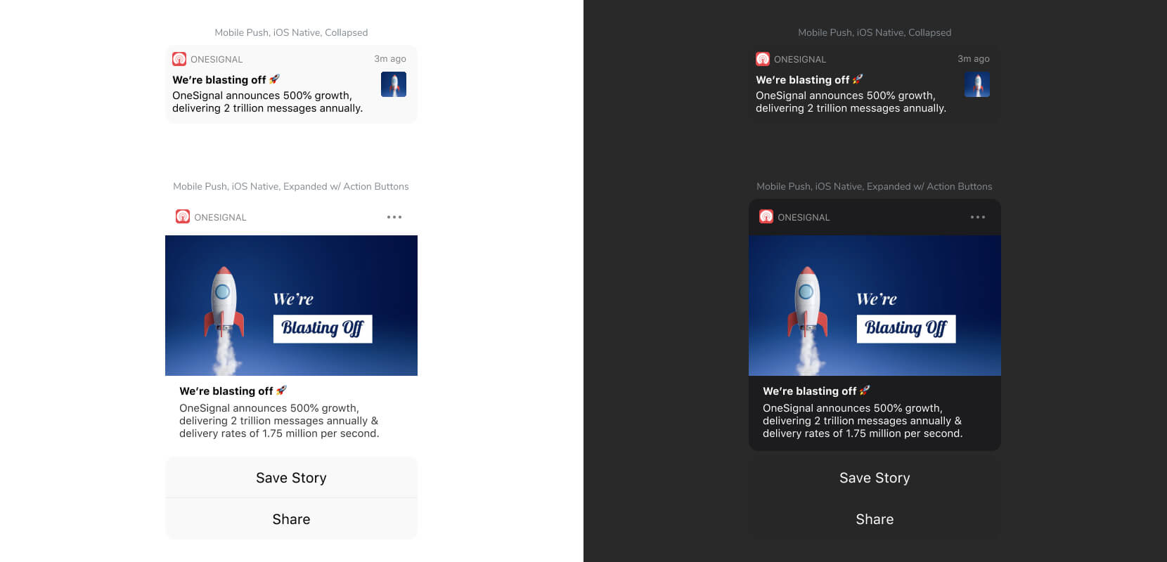 一套小众的以推送通知为主题的UI素材包