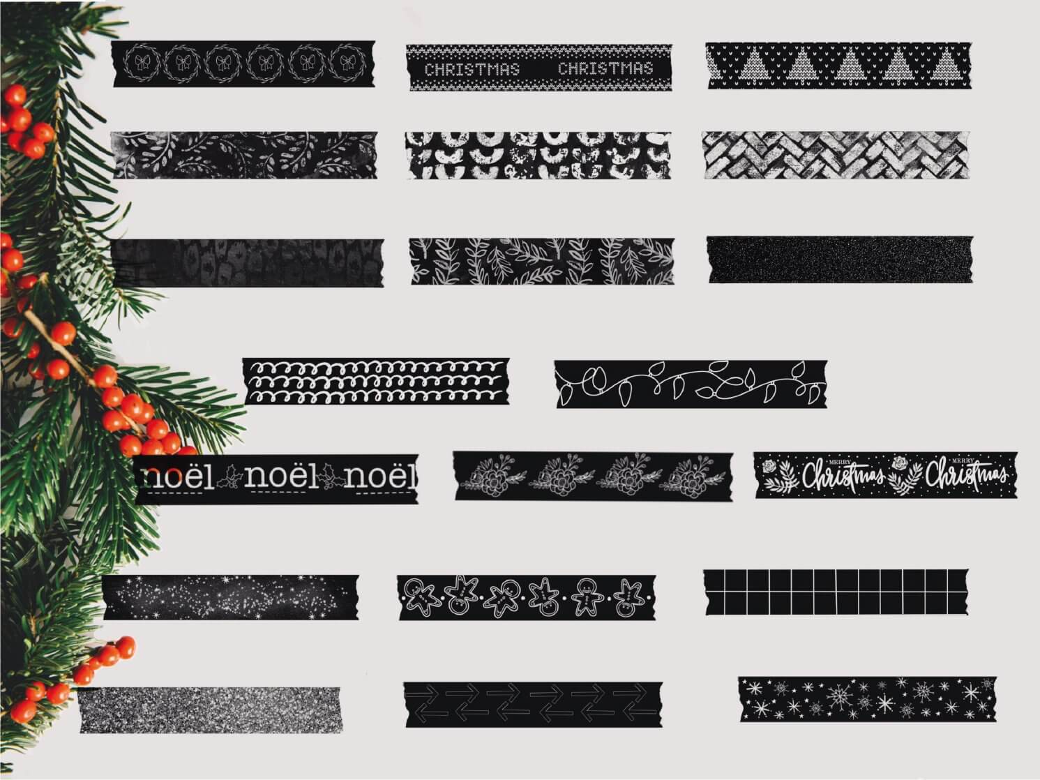 200+装饰纸胶带Procreate笔刷素材包