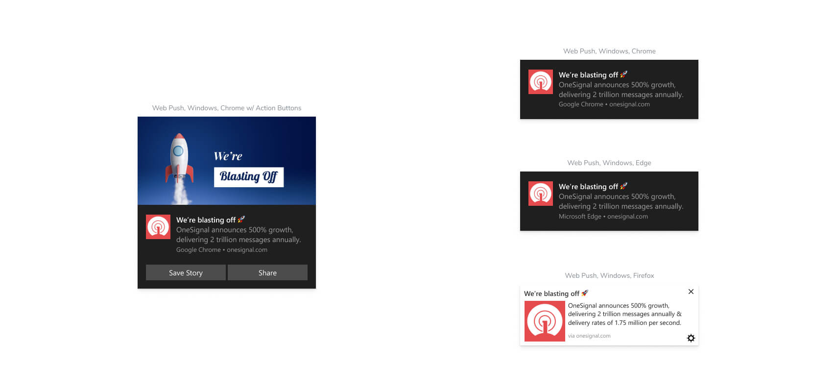 一套小众的以推送通知为主题的UI素材包