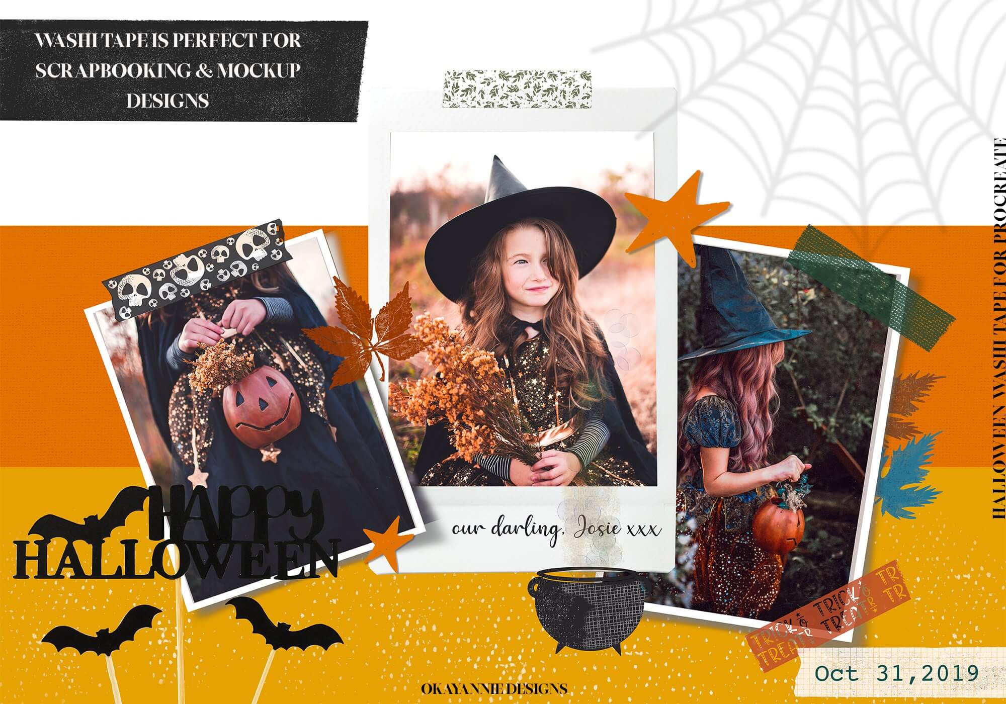 200+装饰纸胶带Procreate笔刷素材包