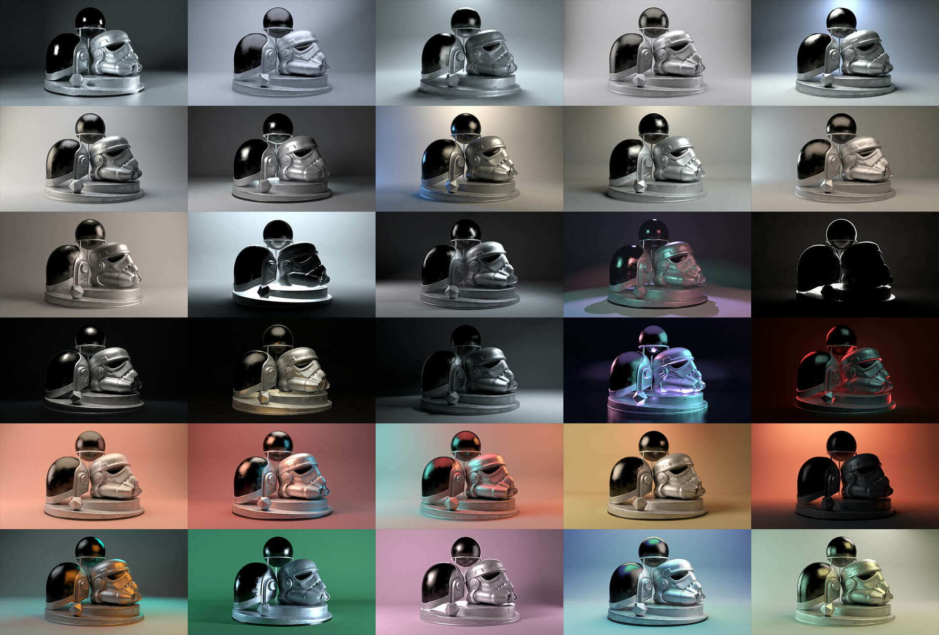 精品首发：Redshift摄影灯光hdr产品渲染场景电商产品C4D灯光预设