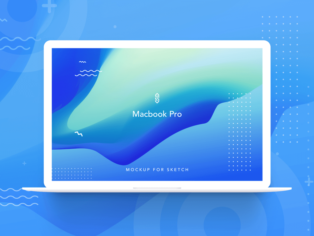 2021苹果电脑Macbook Pro矢量样机素材