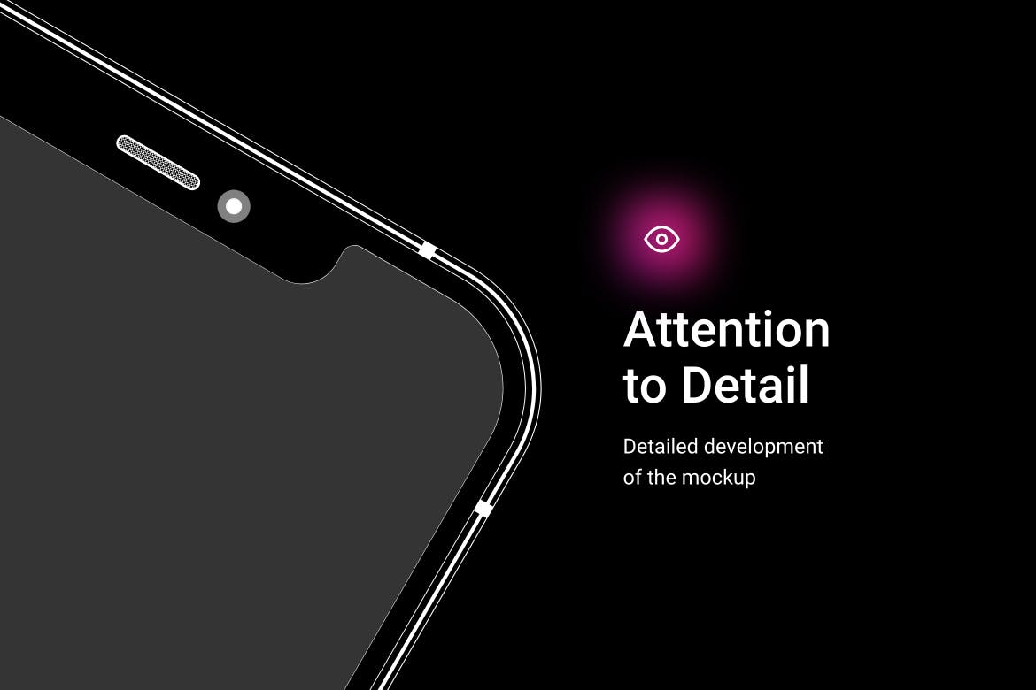 轻量级iPhone 12 Pro线性样机 APP UI展示素材