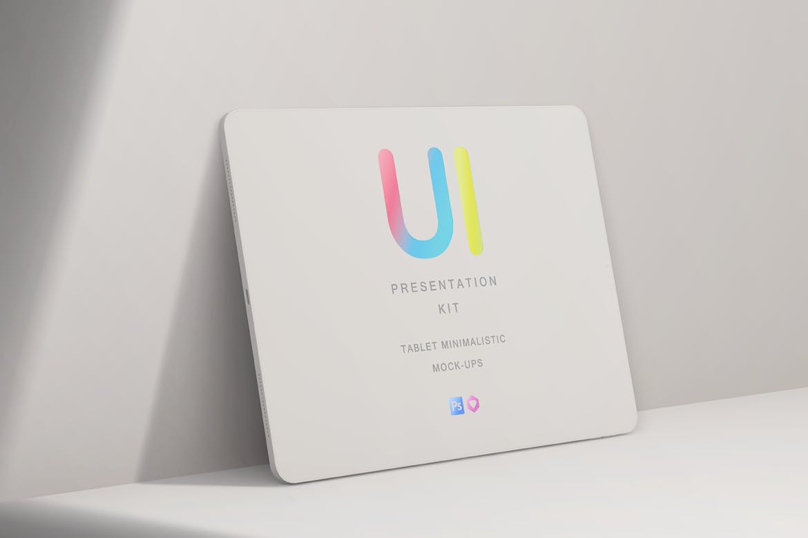 响应式简约设备套件UI样机展示PSD素材