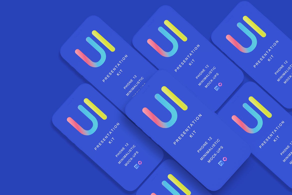 响应式简约设备套件UI样机展示PSD素材