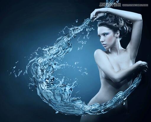 巧用PS合成创意美人鱼海报