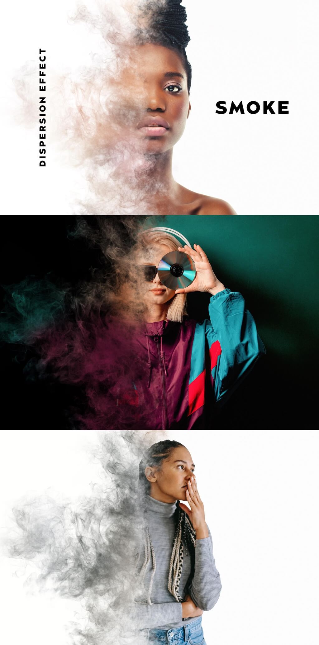 一键在Photoshop中生成抽象烟雾扩散照片效果