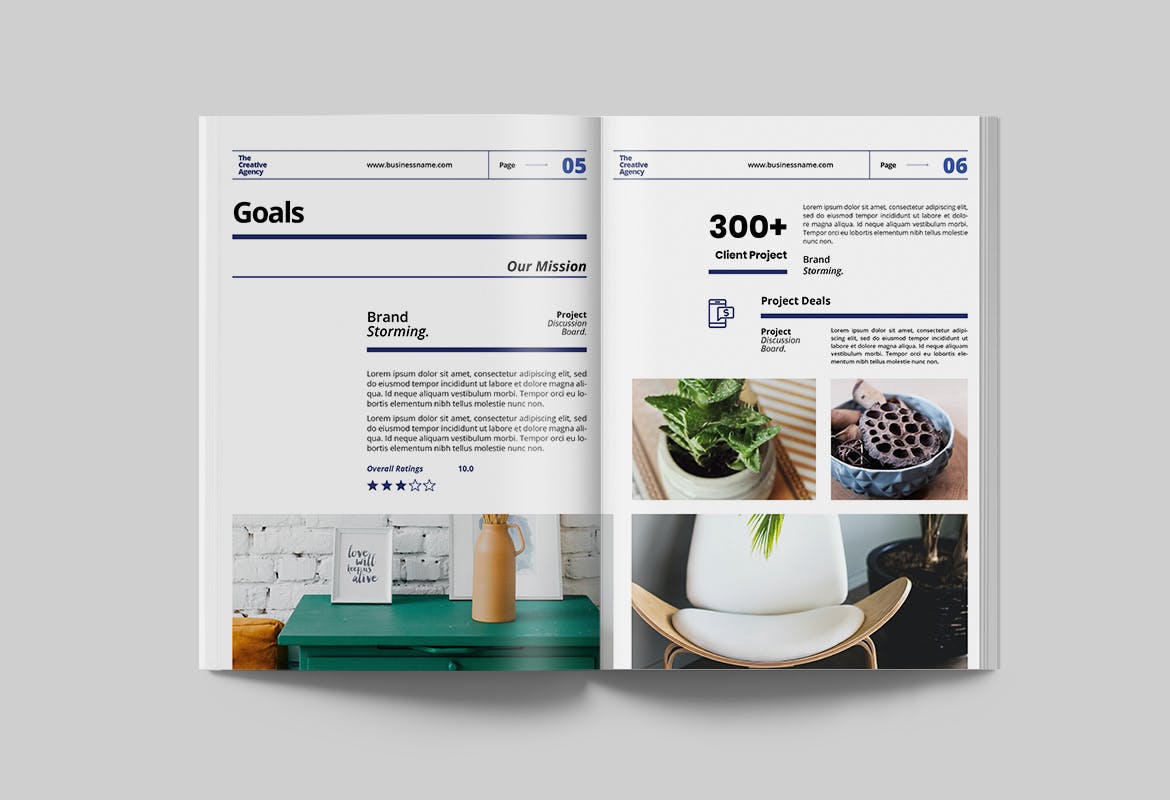 一套简约专业的商业计划书VI设计版式