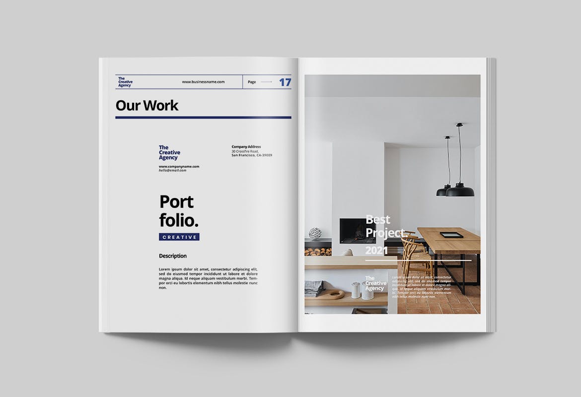 一套简约专业的商业计划书VI设计版式