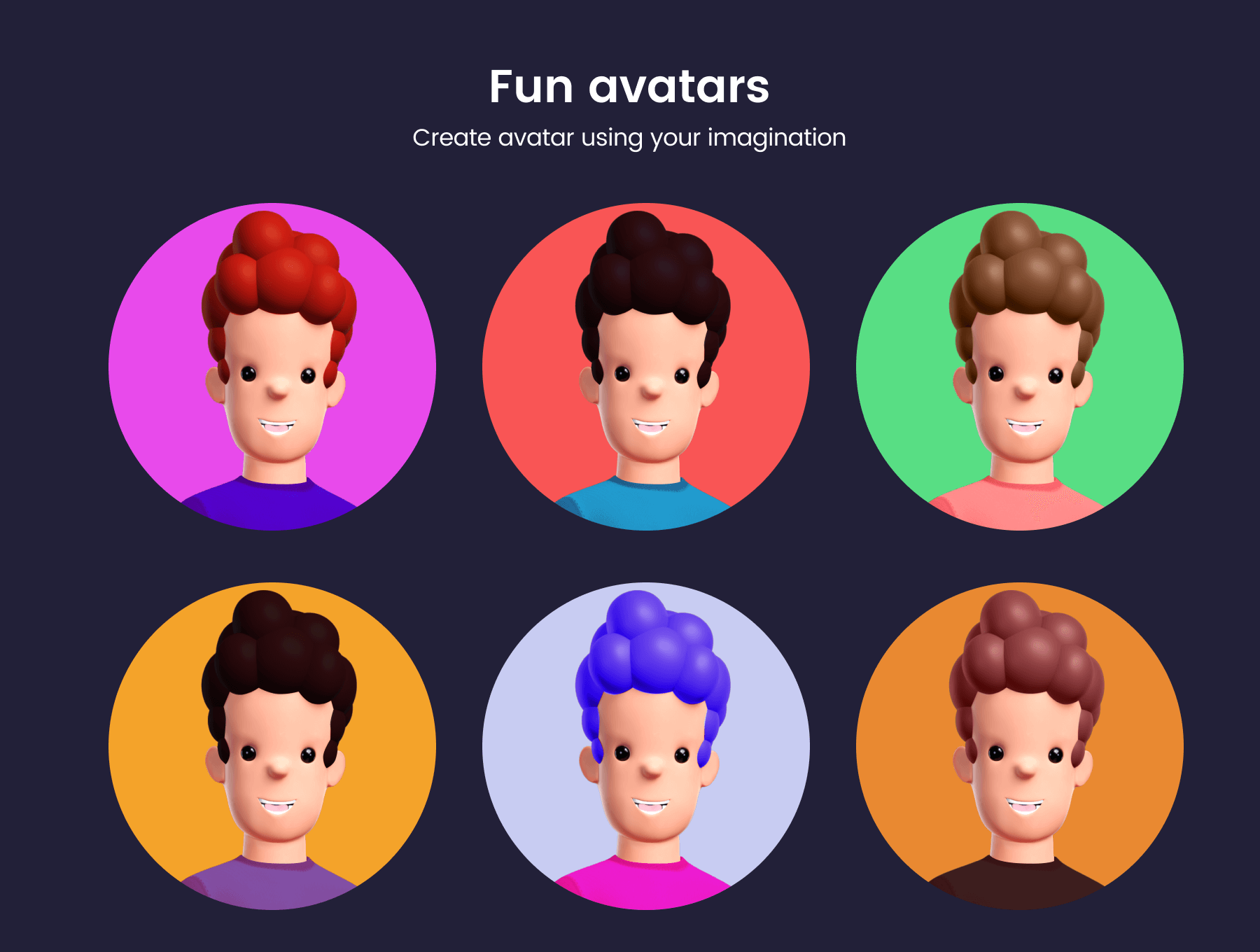 具有10个姿势的3D小人角色素材