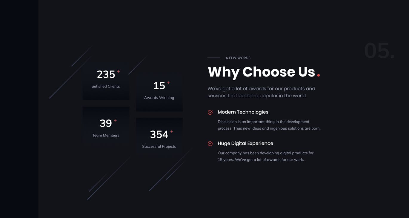 超高品质黑色高端多用途官网设计WEB UI KITS(Figma)