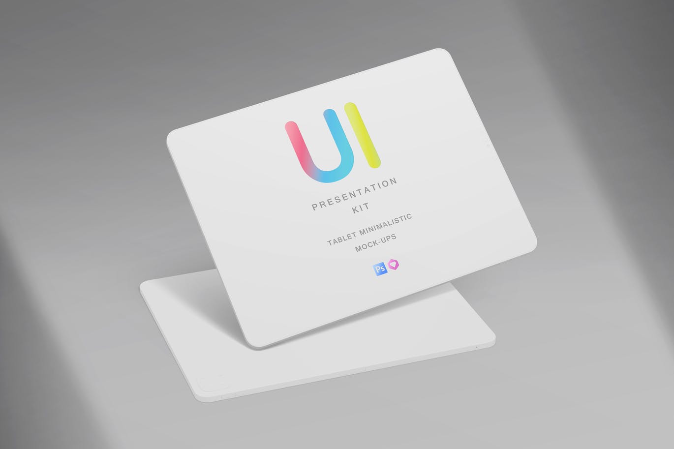 响应式简约设备套件UI样机展示PSD素材