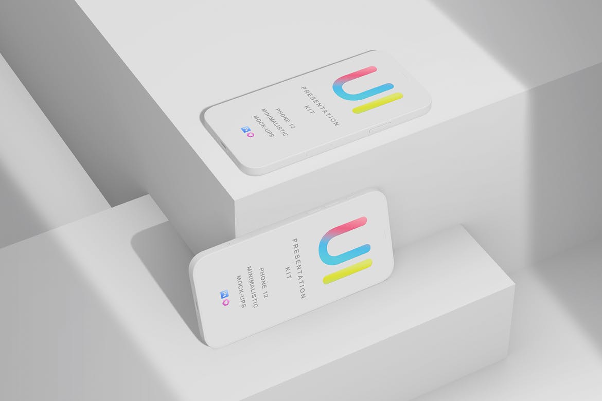 响应式简约设备套件UI样机展示PSD素材