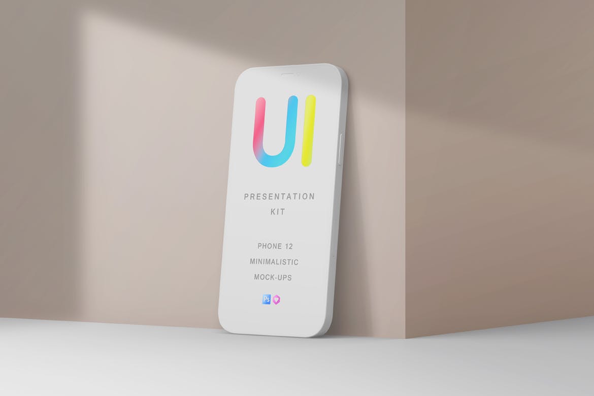 响应式简约设备套件UI样机展示PSD素材