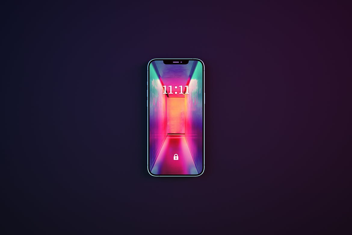 一套非常时尚的多角度iPhone APP UI样机PSD素材包