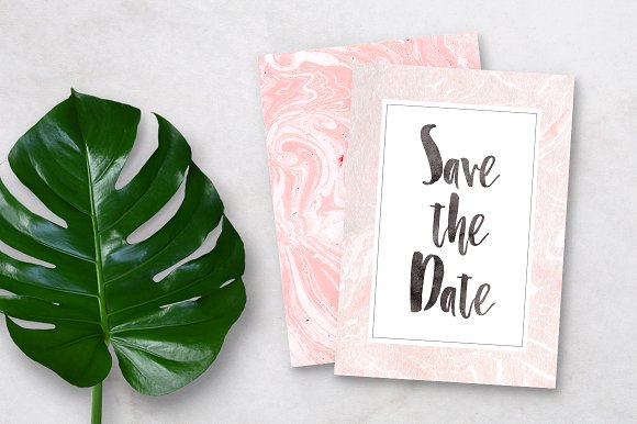 25个色调清新柔和的大理石纹理图形素材