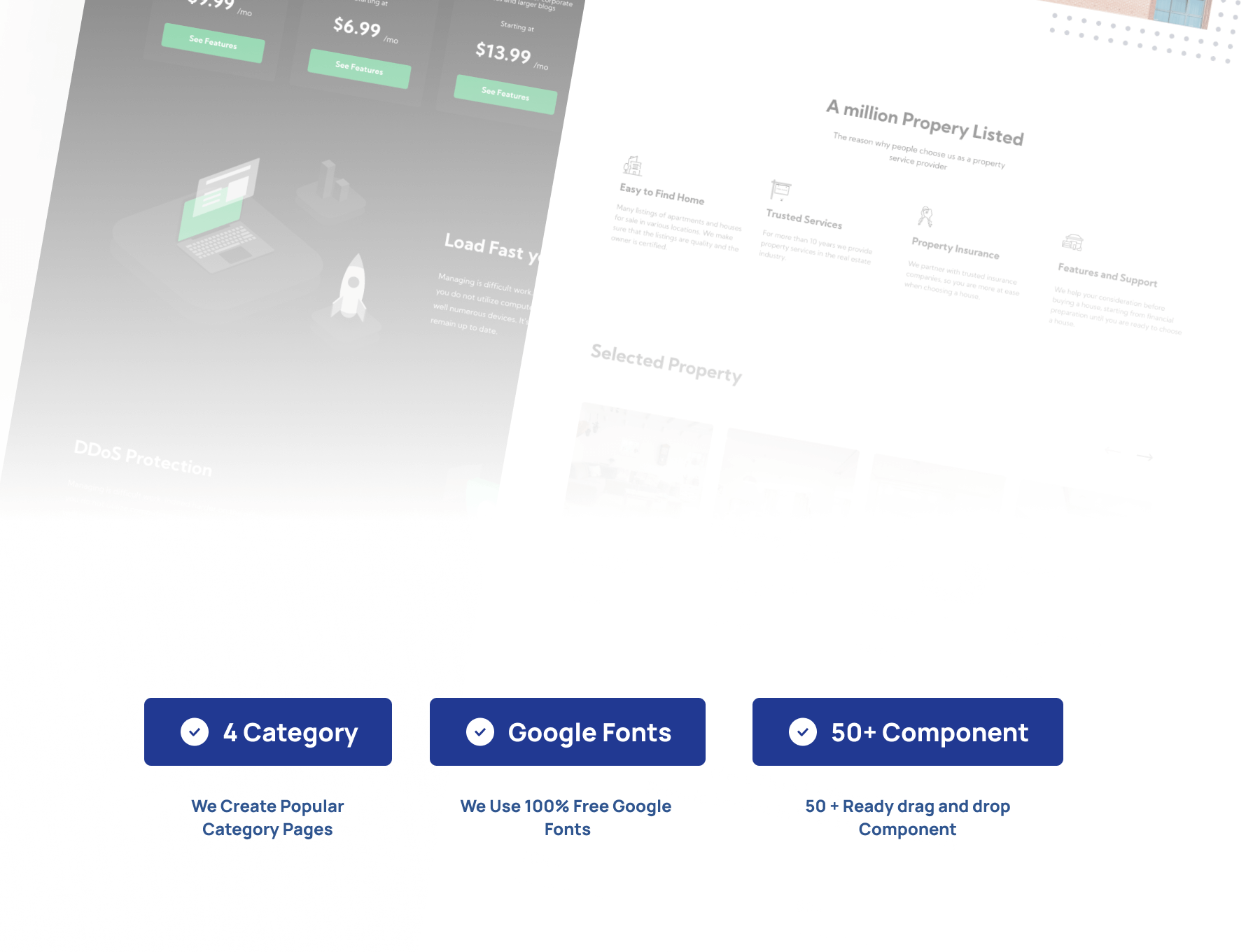 4个非常漂亮优雅的房产相关登录页面素材