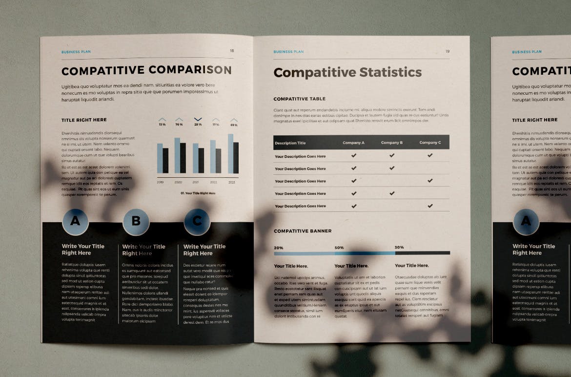 时尚高端大数据业务品牌宣传册VI手册房地产楼书设计素材模板