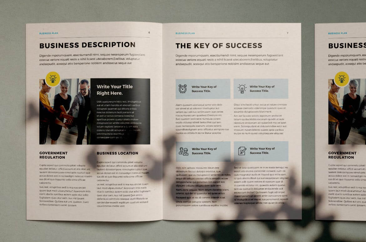 时尚高端大数据业务品牌宣传册VI手册房地产楼书设计素材模板