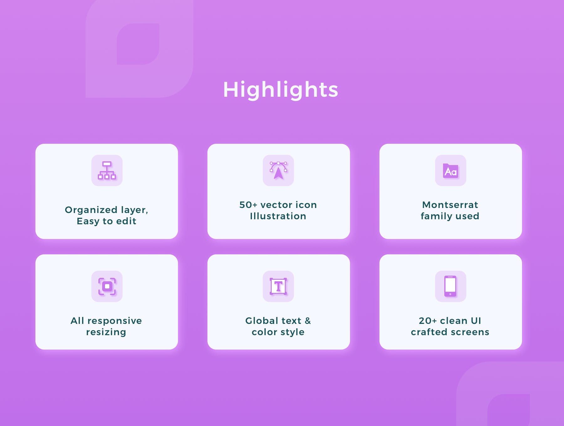 20个紫色简洁的租房APP UI KIT界面素材包