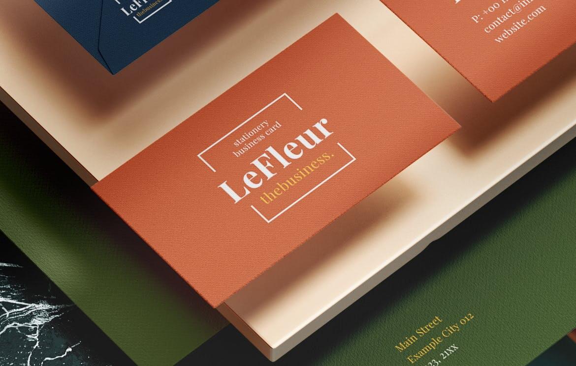 时尚高端现代的VI设计样机PSD素材模型