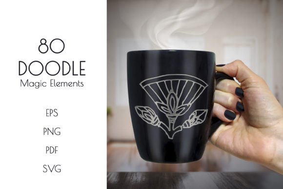 神圣魔法元素占星术矢量插画ICON素材