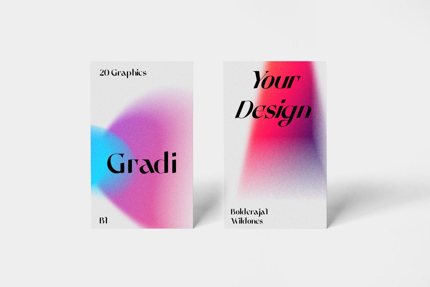 时尚清新的幻彩渐变颗粒纹理背景图片包