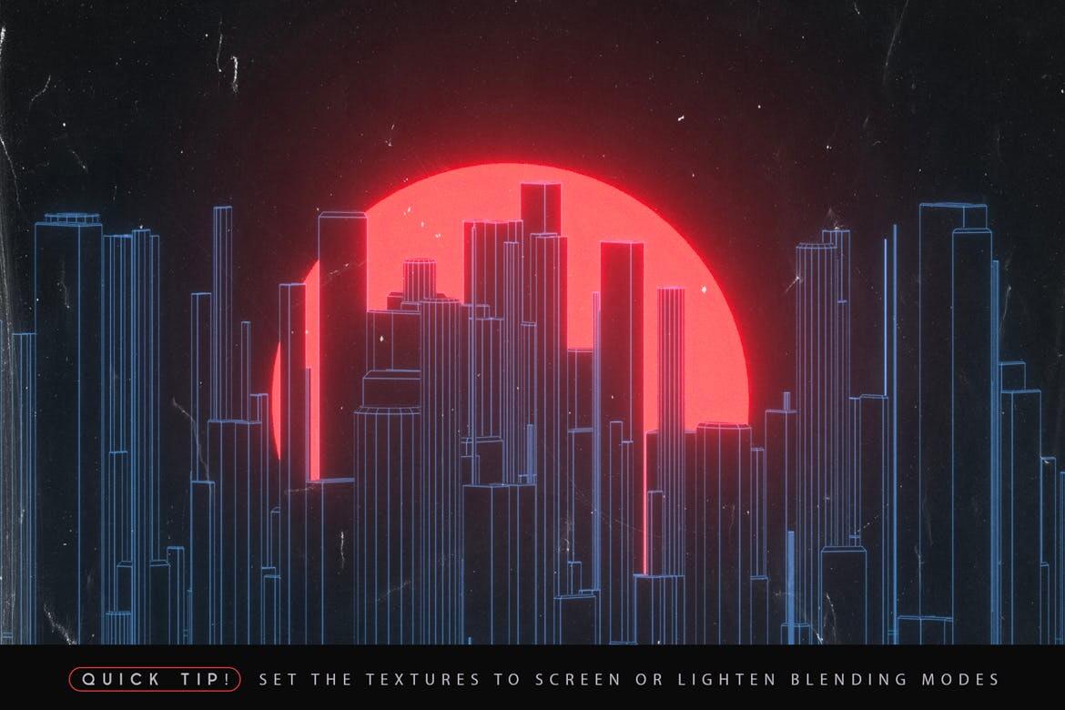 30个黑色酷炫纸张叠加纹理图案背景底纹图片素材包