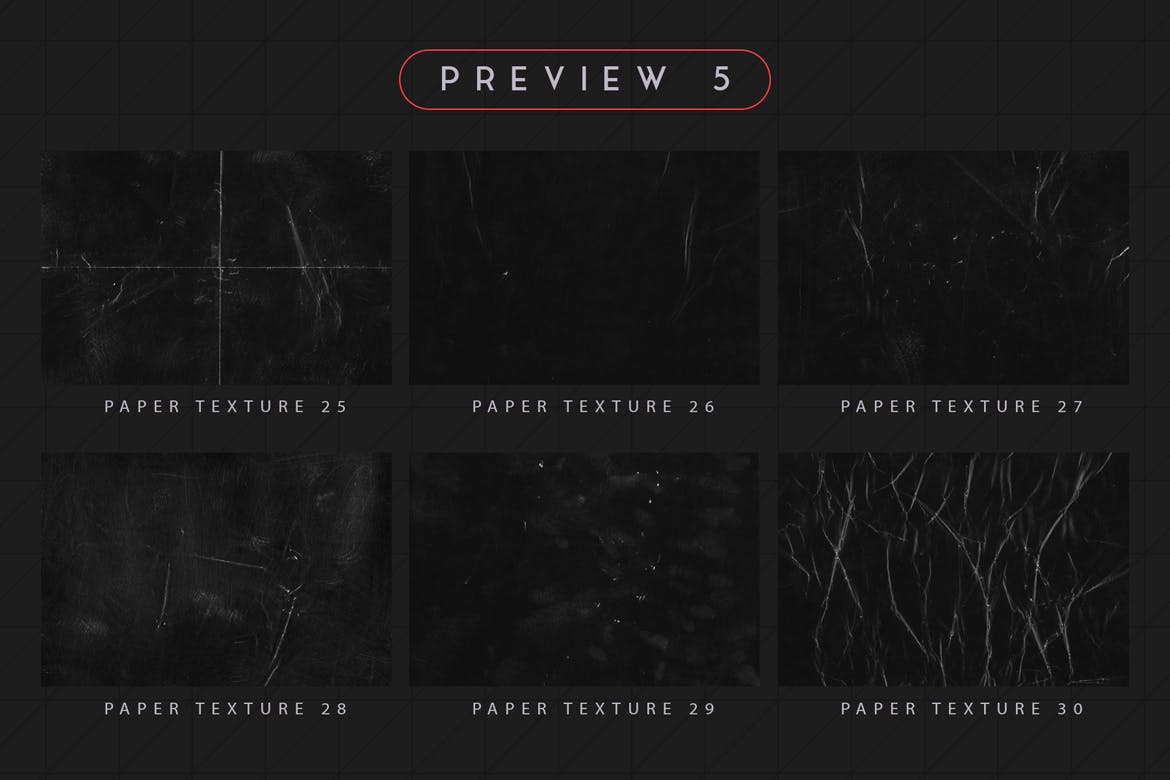 30个黑色酷炫纸张叠加纹理图案背景底纹图片素材包