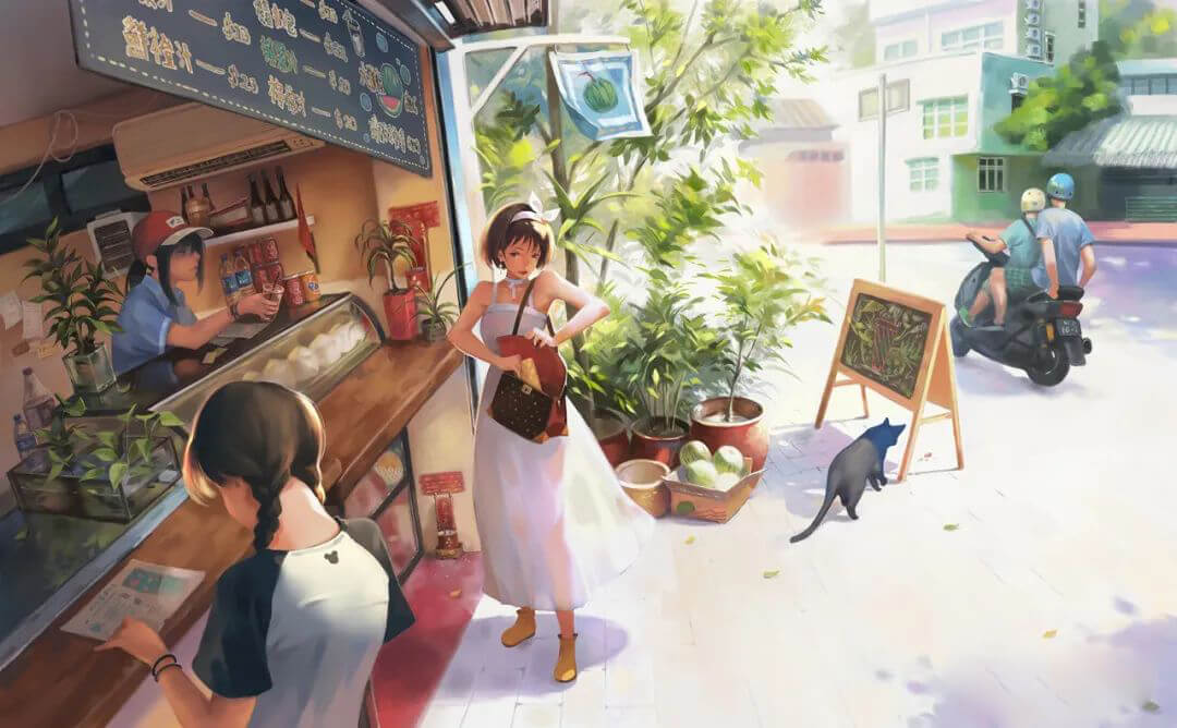 这些天仙级的小姐姐居然都是用PS画出来的！！一起学学用PS画画吧