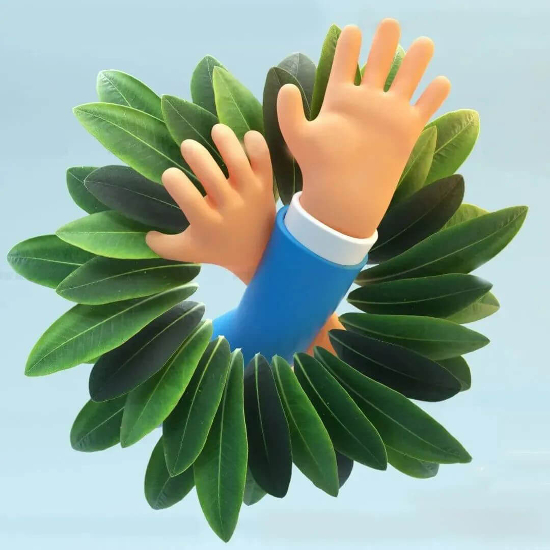 萌呆了，这些C4D卡通四肢模型又萌又可爱！