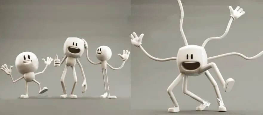 萌呆了，这些C4D卡通四肢模型又萌又可爱！