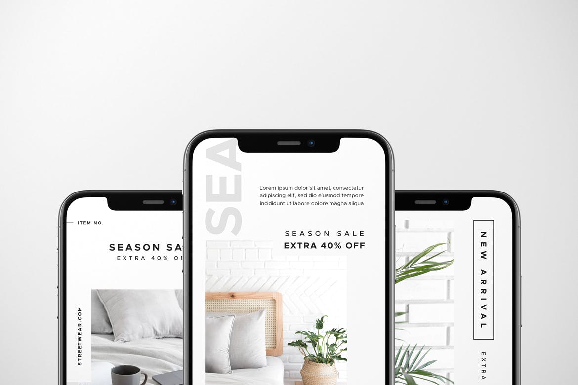 一套高品质手机APP UI样机展示PSD素材模型