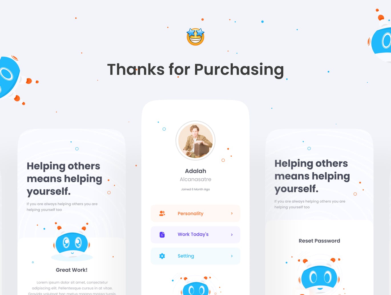 AI智能聊天机器人APP UI KITS素材