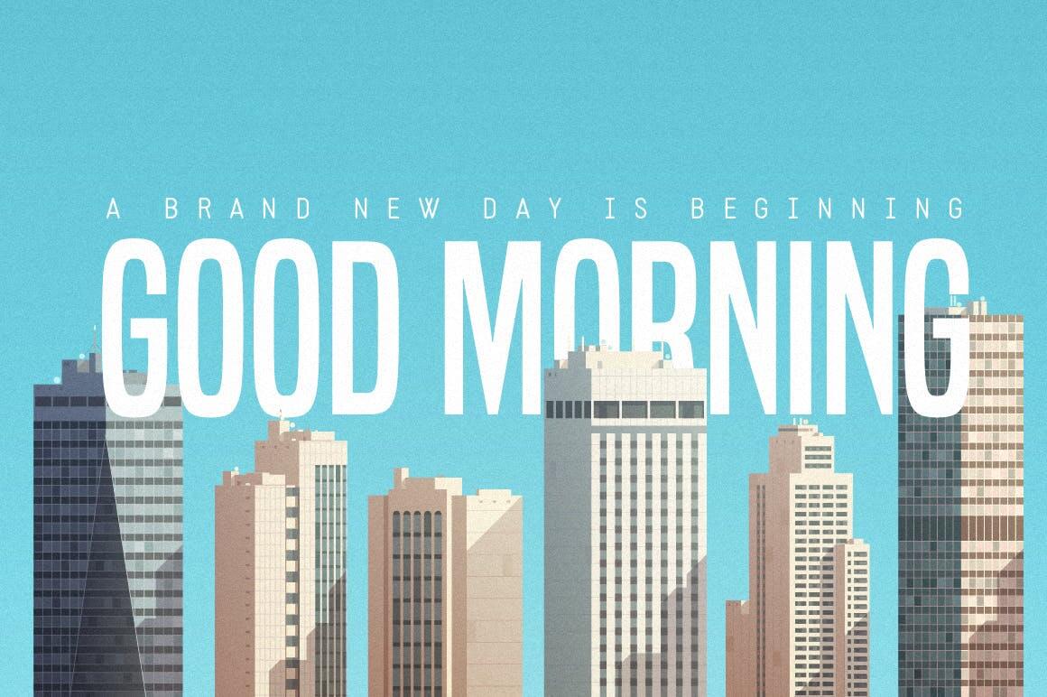 17个细节满满的房地产建筑楼房矢量插画素材合集