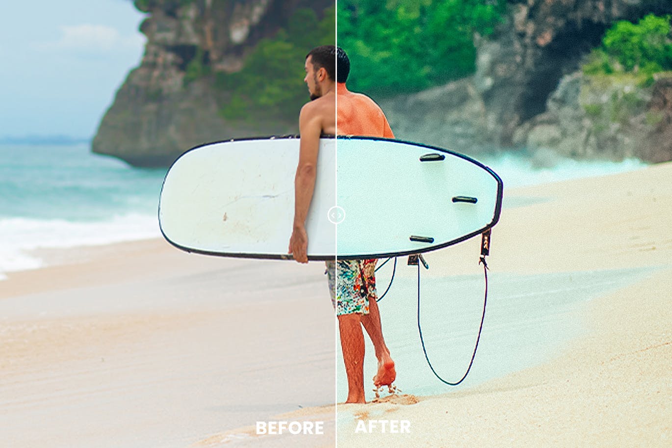 夏季清新色调Lightroom预设和PS动作