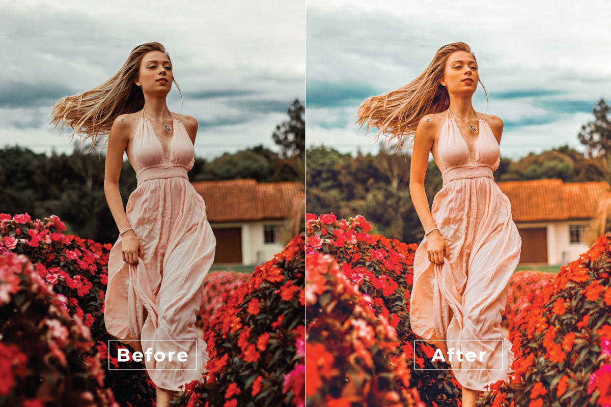 色彩非常艳丽的桌面和移动Lightroom预设