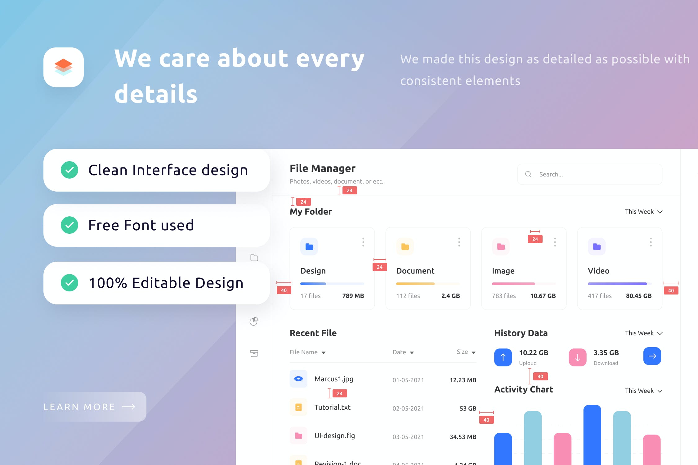 一套简洁多彩SASS后台管理UI素材模板