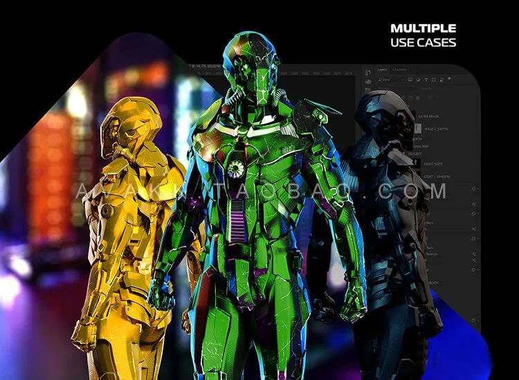 这些高精度3D模型！只有1%的设计师才拥有！