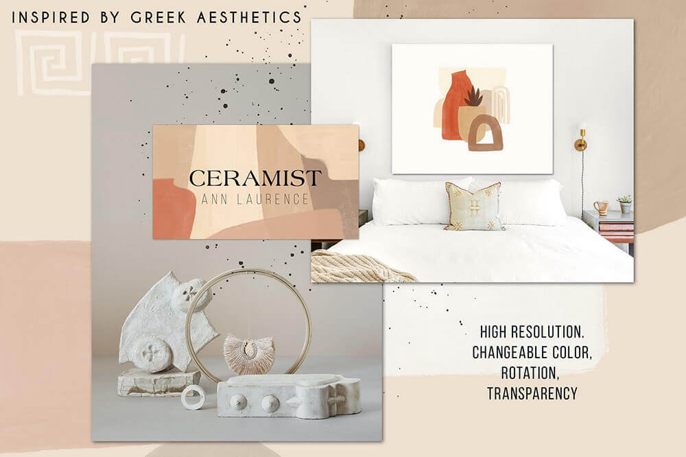 一套专业水彩艺术Procreate笔刷素材包