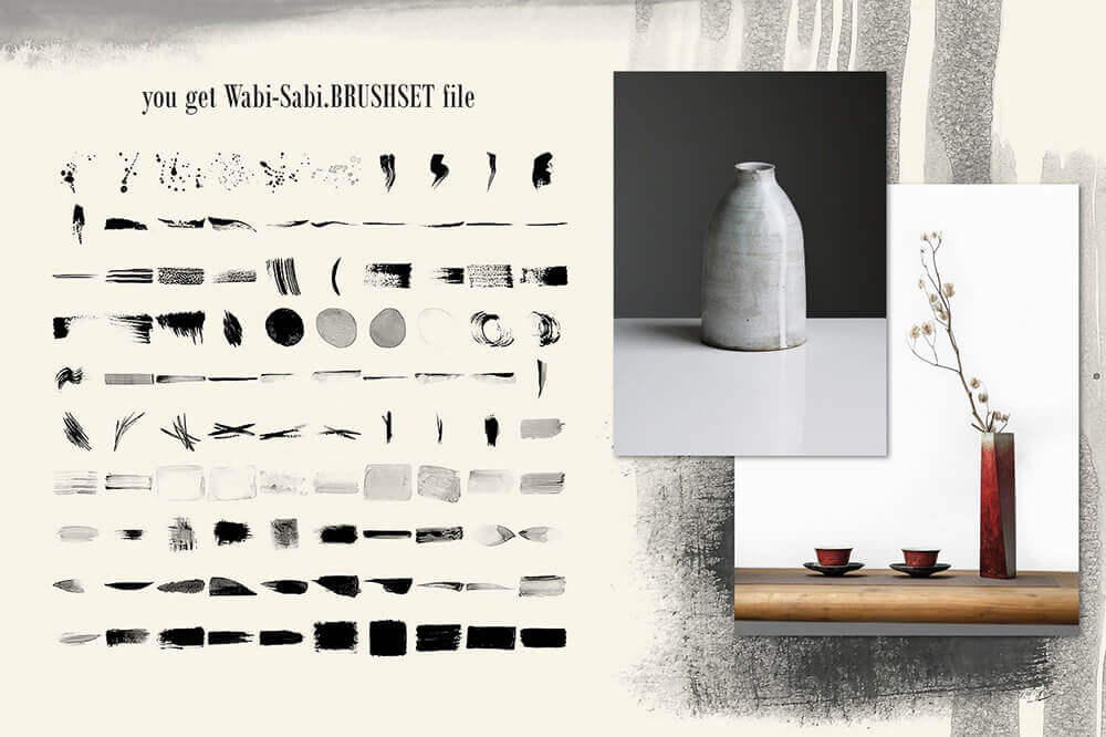 一套专业水彩艺术Procreate笔刷素材包