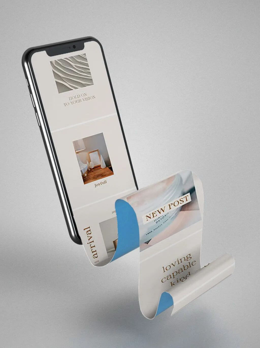 普通的设计作品如何通过样机包装出1000块的逼格?