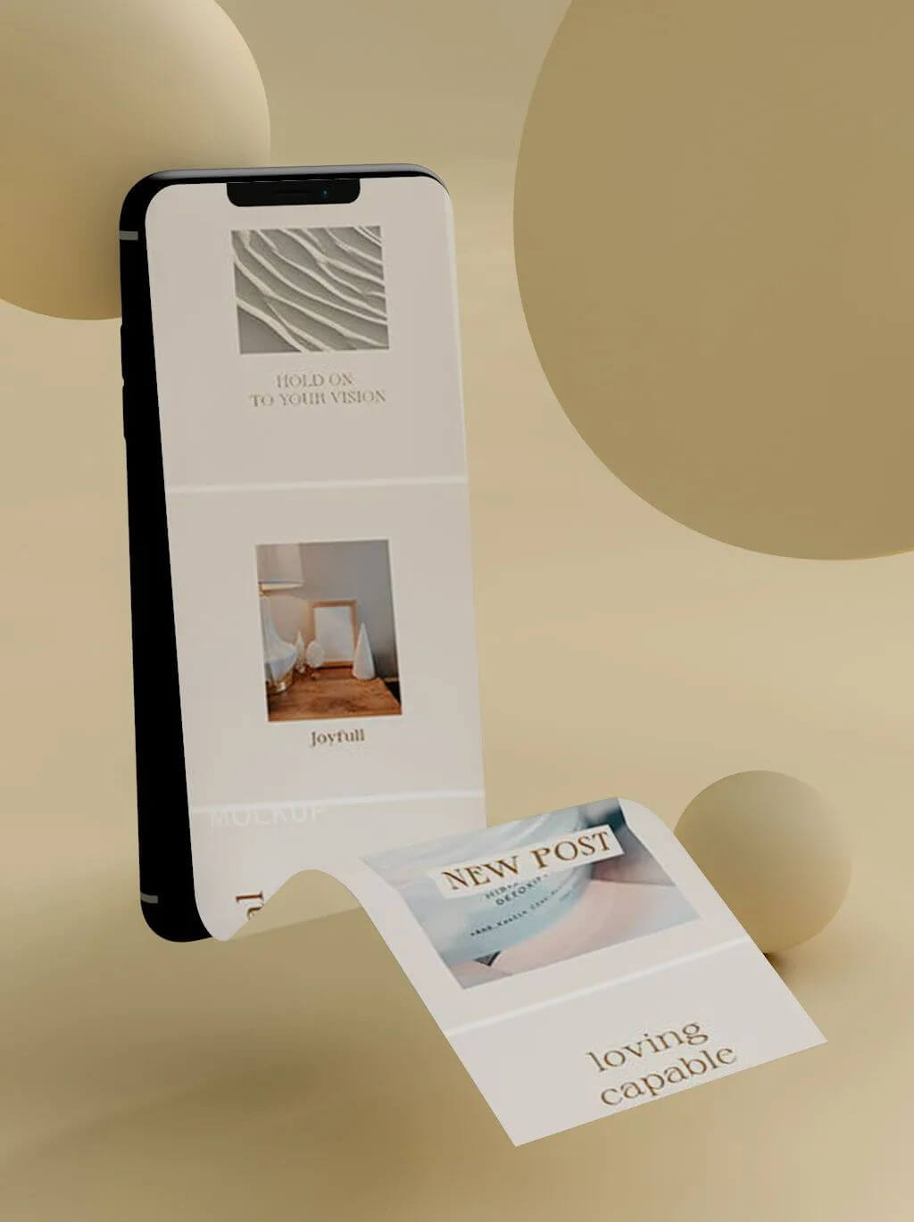 普通的设计作品如何通过样机包装出1000块的逼格?