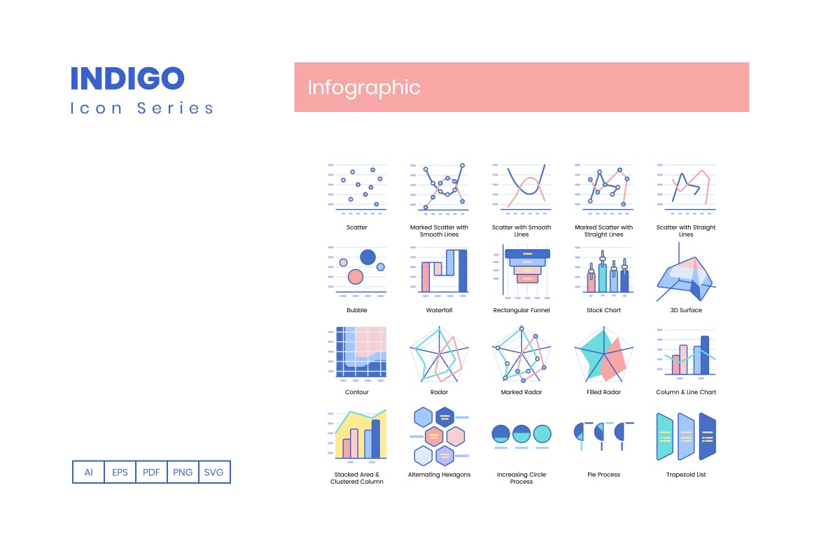 75个信息图表图标ICON素材合集